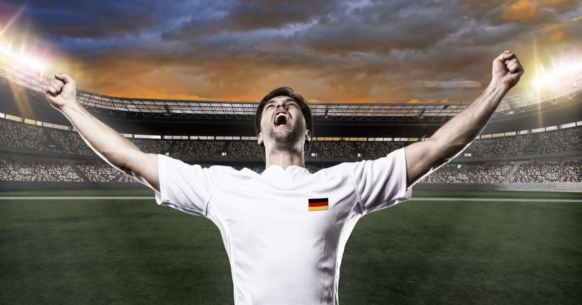 German trikot football cheering